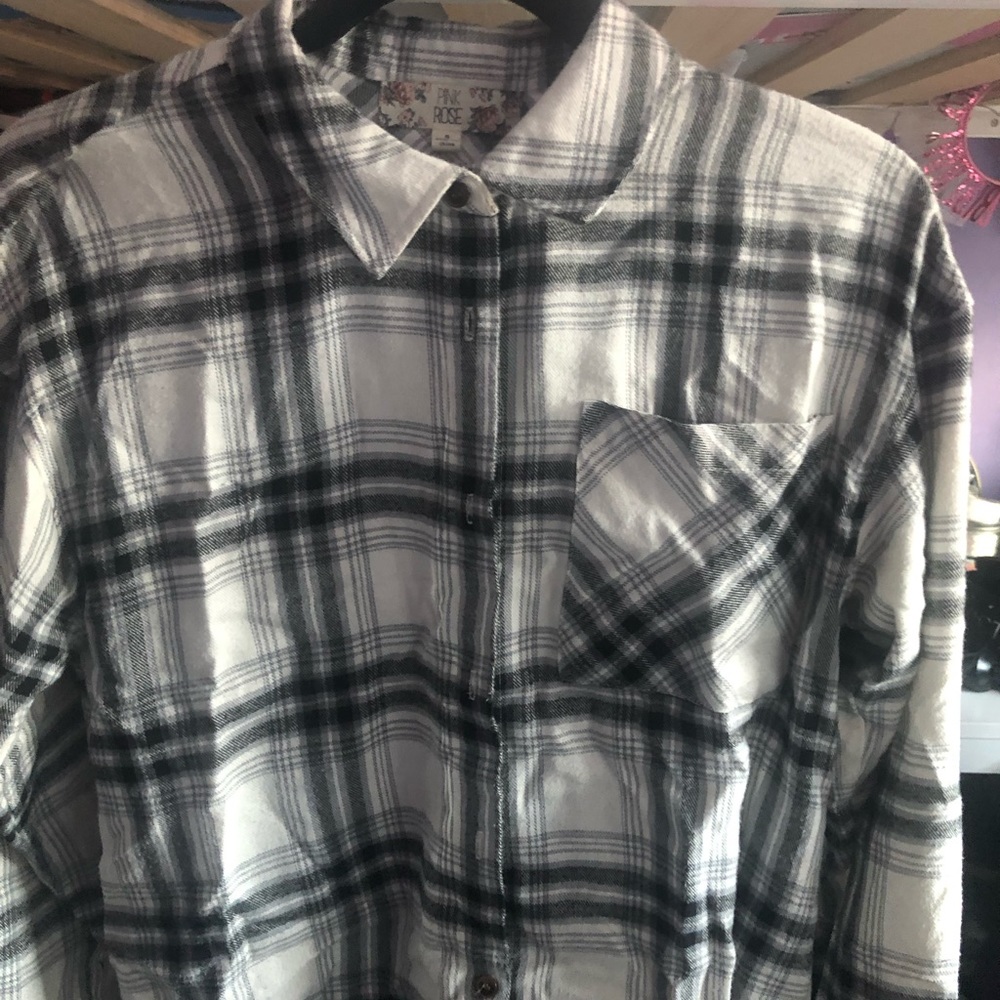 Plaid button up